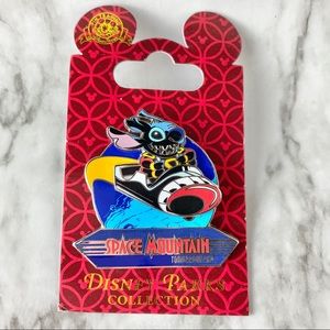 New - Disney - Stitch Space Mountain Trading Pin